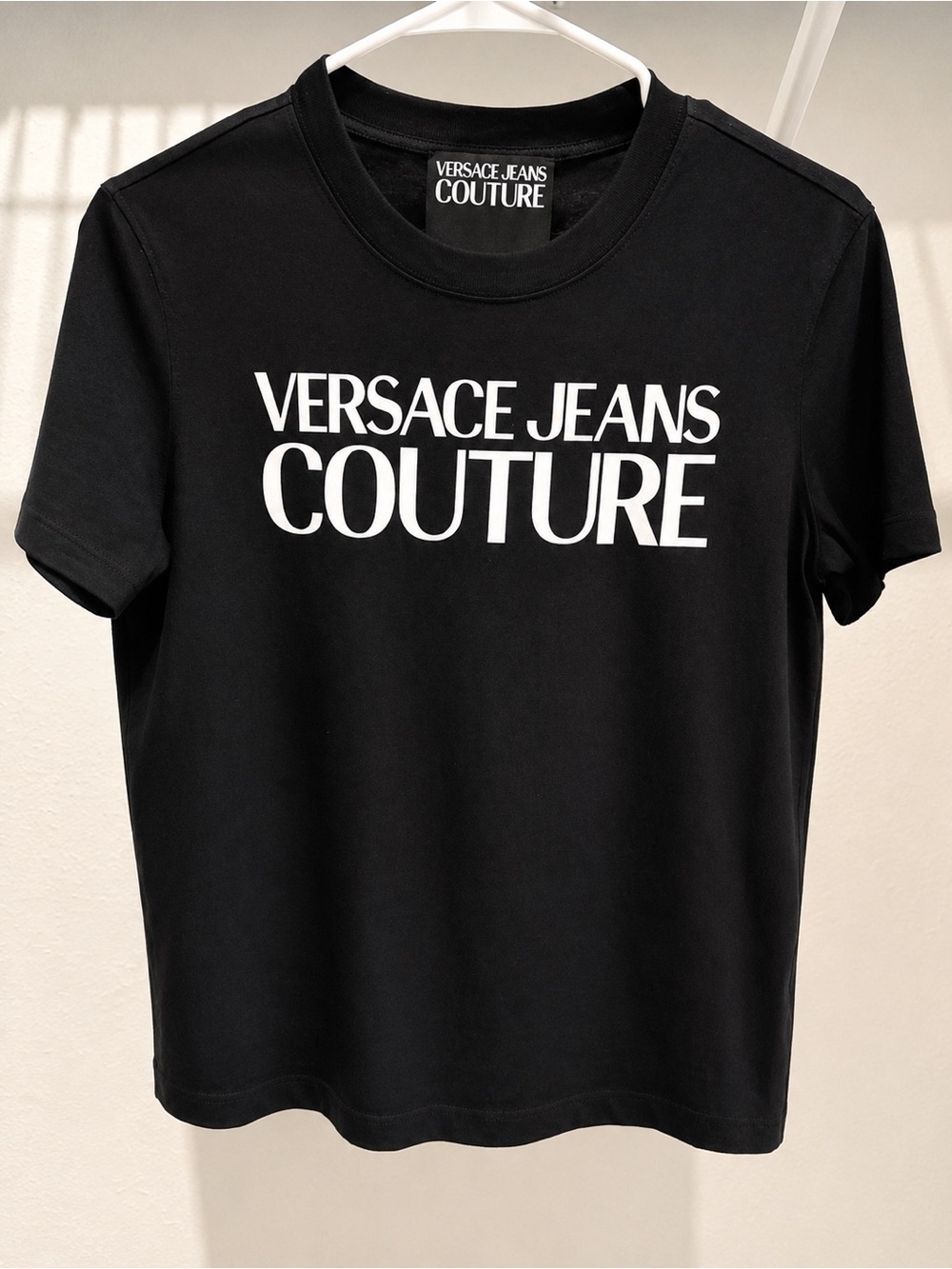 Versace Jeans Couture Black Logo Tee
